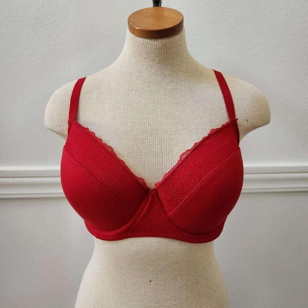 Bundle Anne Klein 2-Pack bra Ultra soft brushed microfiber lightly padded under…